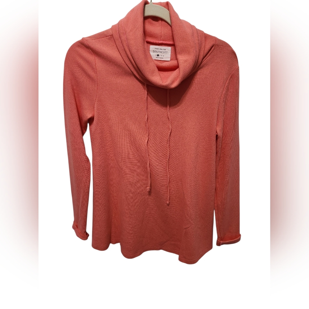 213. Southcott Bamboo Thermal Top Coral Pink Peach Southcott Size 1 Small